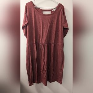 Reitmans size 3X dress or nightgown dark dusty pink